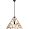 Skandynawska Lampa ze sklejki wisząca geometryczna Ferb 53 Aldex do salonu i sypialni.