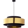 Lampa wisząca glamour Calisto 60 czarno-złota Tk Lighting do sypialni, salonu i restauracji.