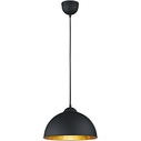 Industrialna Lampa wisząca Jimmy Czarna Reality do salonu i kuchni.