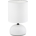 Ceramic Table Lamp with Shade Luci White Reality