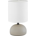 Ceramic Table Lamp with Shade Luci White/Cappuccino Reality