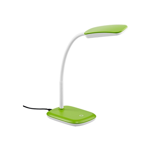 Funkcjonalna Lampa biurkowa Boa LED Zielona Reality do gabinetu i pracowni.