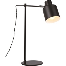 Lampa biurkowa loft Black Czarna MaxLight do gabinetu na biurko.