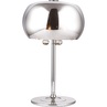 Stylizowana Lampa stołowa glamour Moonlight Chrom MaxLight do salonu i sypialni.