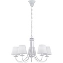 Antyczny Lampa wisząca Cortez Biały mat Trio do salonu i sypialni.