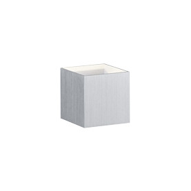 Kinkiet ścienny kostka Louis LED Aluminium Szczotkwane Trio do salonu, sypialni i przedpokoju.