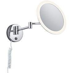 Kinkiet łazienkowy z lustrem View II LED Chrom Trio do łazienki i nad lustro.