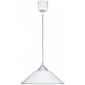 Klasyczna Lampa wisząca Diego aluminium malowane Trio do salonu i kuchni.