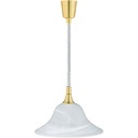 Antyczna Lampa wisząca Viola Mosiądz mat Trio do salonu i kuchni.
