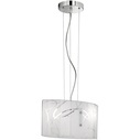 Stylowa Lampa wisząca szklana Spirelli 40 Biała Trio do kuchni, salonu i sypialni.