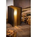 Livert black&gold decorative table lamp "book" Lucide