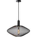 Mesh 45 black geometric mesh pendant lamp Lucide