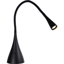 Lampa biurkowa minimalistyczna zozy LED czarna Lucide na biurko do gabinetu