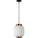 Lampa ceramiczna wisząca Goose 19 biała Lucide do salonu i kuchni