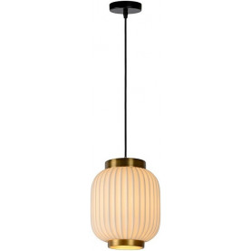Lampa ceramiczna wisząca Goose 19 biała Lucide do salonu i kuchni 2