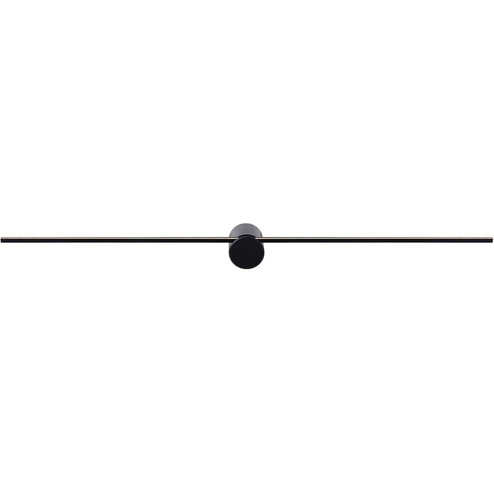 Stylowy Kinkiet łazienkowy minimalistyczny Mizar 90 LED czarny Lucide nad lustro