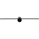 Mizar 60 LED black bathroom linear wall lamp Lucide