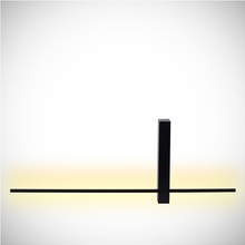 Stylowy Kinkiet minimalistyczny Segin 60 LED czarny Lucide do sypialni i salonu