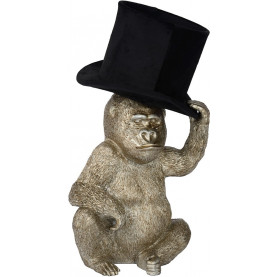 Decorative Table Lamp "Monkey" Gust Silver-Black Lucide