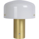 Timon 27 opal&gold matt glamour glass table lamp Lucide