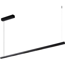Punktowa Lampa wisząca podłużna minimalistyczna Izak 120 LED czarna Lucide nad stół