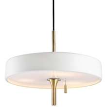 Lampa wisząca designerska Artdeco 35 biało-złota step Into Design do salonu i kuchni
