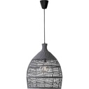 Tanic 42 grey boho rattan pendant lamp
