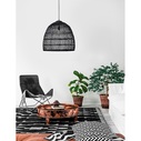 Tanic 53 black boho rattan pendant lamp