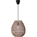 Lampa rattanowa wisząca Lombok 30 brązowa do salonu i kuchni