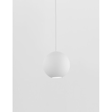 Lampa wisząca kula Besar LED biała do salonu i kuchni