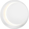 Stylowy Kinkiet okrągły regulowany Roundy LED biały do sypialni i salonu