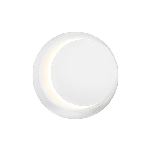 Stylowy Kinkiet okrągły regulowany Roundy LED biały do sypialni i salonu