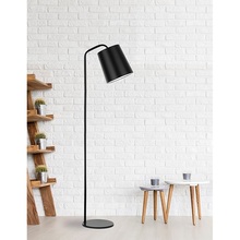 Lampa podłogowa loft Simple czarna do czytania i salonu