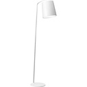 Lampa podłogowa loft Simple biała do czytania i salonu