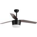 Helicopter LED black&browndesigner semi flush ceiling light