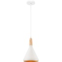 Lampa wisząca skandynawska Reine 18 biała do salonu i sypialni