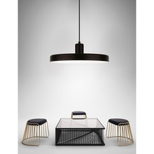 Punktowa Lampa wisząca minimalistyczna Denver 60 czarna nad stół