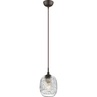 Dekoracyjna Lampa wisząca szklana retro Daren 14 przezroczysta do kuchni i salonu