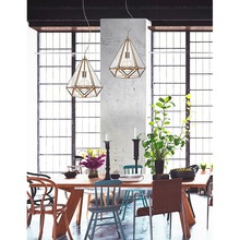 Elegancka Lampa szklana wisząca Strike 30 przezroczysto-mosiężna do salonu i nad stół