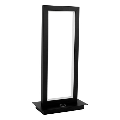 Lampa stołowa minimalistyczna Frame LED czarna do salonu i sypialni
