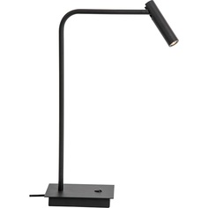 Lampa biurkowa minimalistyczna Palermo LED czarna na biurko do gabinetu