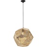 Lampa wisząca ażurowa geometryczna Bari 32 złota do salonu i kuchni