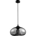 Zandor 28 grey&chrome modern glass pendant lamp