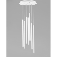 Lampa wiszące tuby Fine 40 LED biały mat do salonu i kuchni