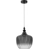 Dekoracyjna Lampa wisząca szklana dekoracyjna Omnia 24 szara do kuchni i salonu