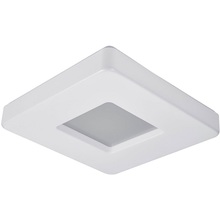 Stylowy Plafon kwadratowy Detroid LED 46 biały Auhilon do sypialni i przedpokoju