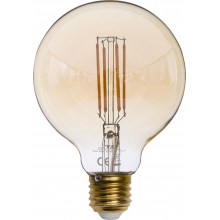 Żarówka ozdobna kula Bulb LED E27 2700K 6,5W bursztynowa TK Lighting