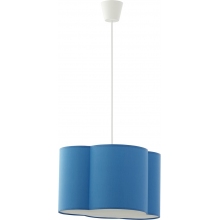 Kolorowa Lampa wisząca dziecięca chmurka Cloud 42 niebieska TK Lighting do pokoju dziecięcego.
