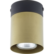 Lampa sufitowa 1 punktowa Vico czarno-złota TK Lighting do kuchni i salonu.