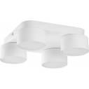 Lampa sufitowa 4 punktowa Space biała TK Lighting do kuchni i salonu.